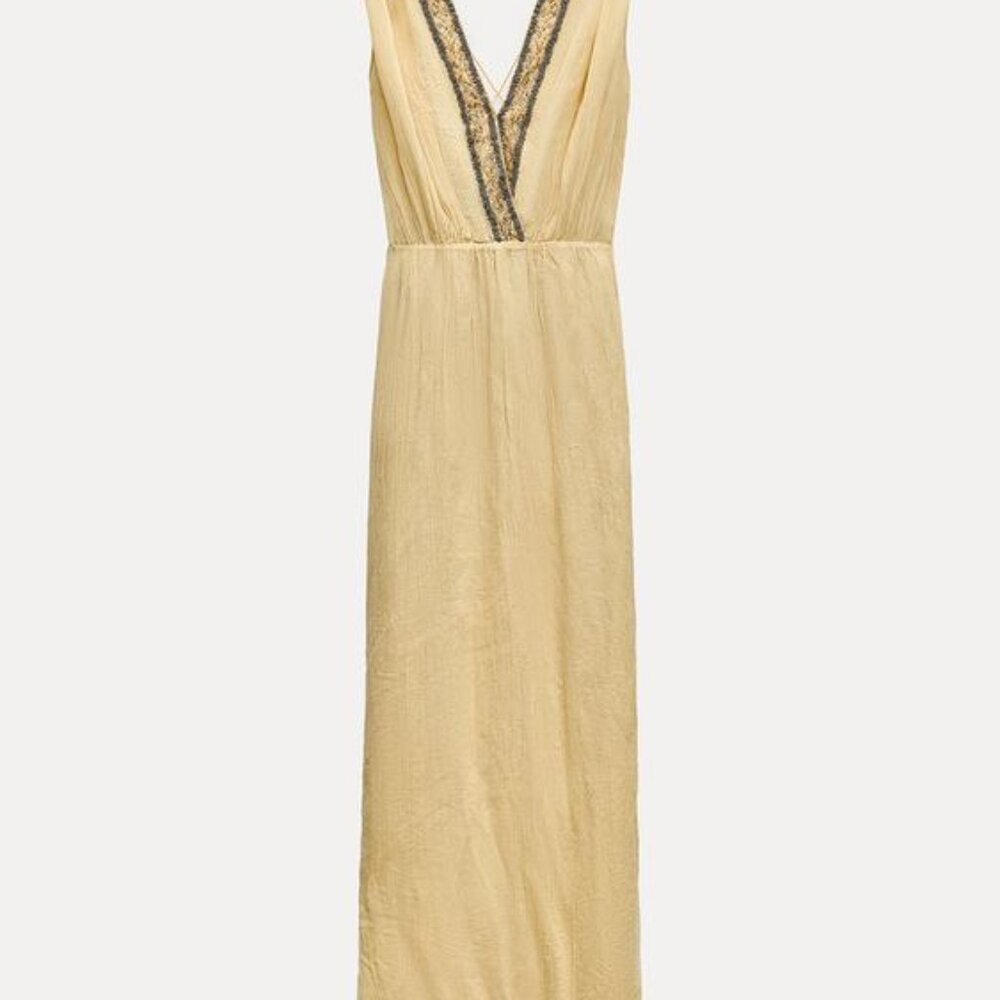 ZARA EMBROIDERED BEADED DRESS ZW COLLECTION - Picture 6 of 11
